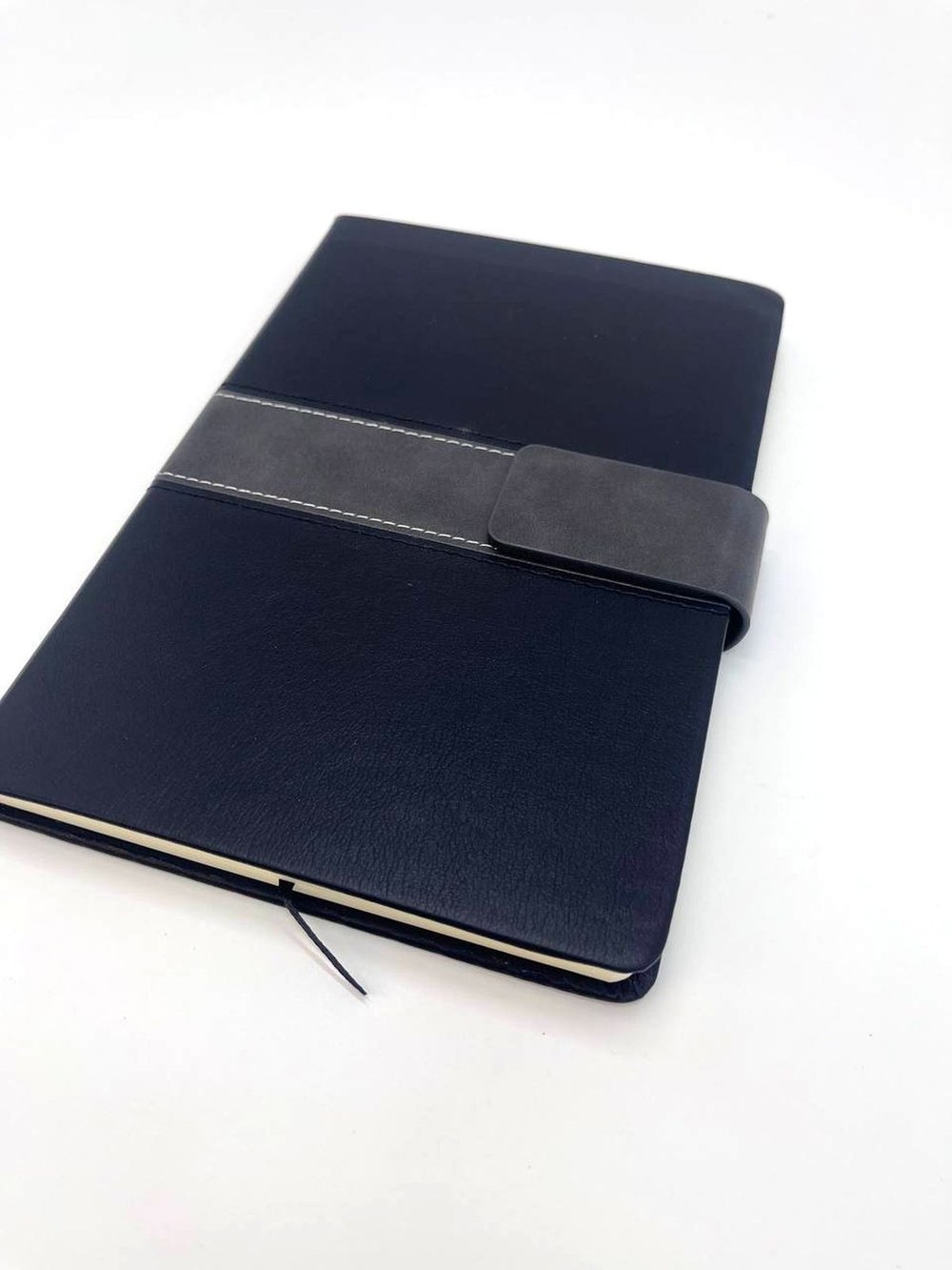 Блокнот А5 линейка 120л на магните чёрный (0586-1)