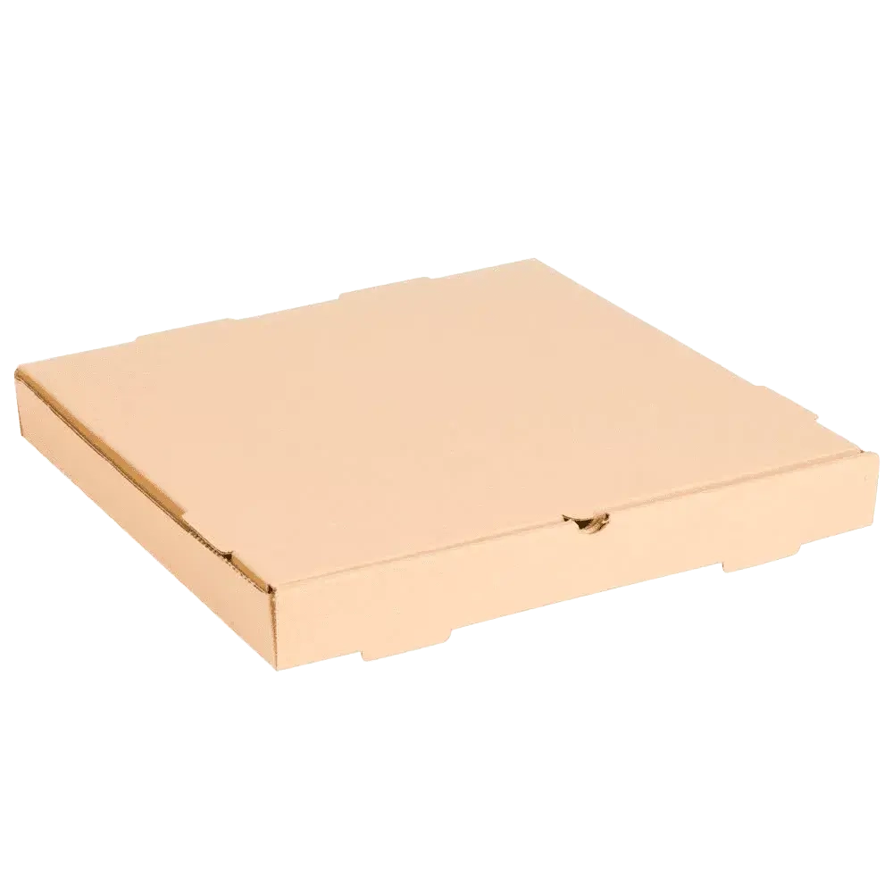 Гофролоток пицца 500*500*40 ТК-23 К Е корич. без печати (1/50)