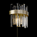 Citilux Лаура CL301422 Бра хрустальное с выключателем Шампань