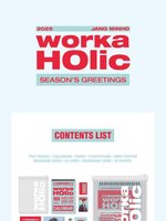 товары JANG MIN HO - WORKA HOLIC 2025 SEASON'S GREETINGS