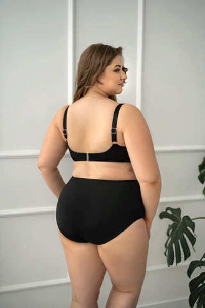BEACH BLACK Briefshighwaist Трусы купальные KRIS LINE