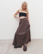 A-line Skirt Dark-Blue