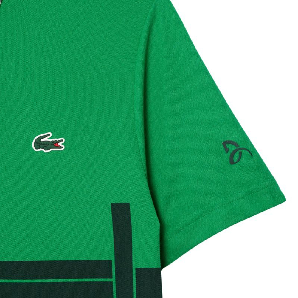 Теннисное поло Lacoste Tennis x Novak Djokovic Fan Version