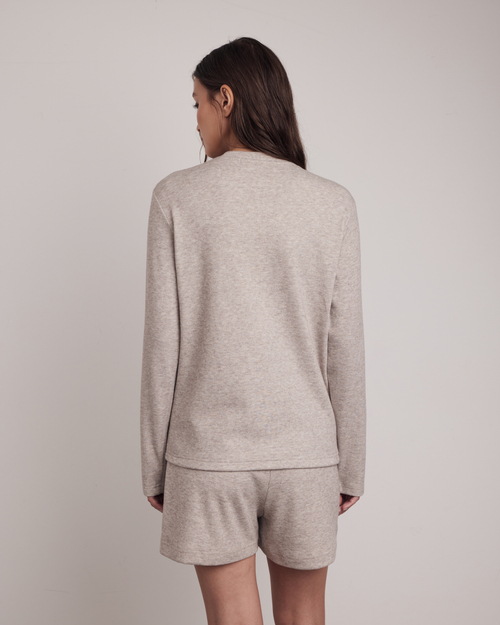 Лонгслив Soft Long-sleeve in Beige Melange