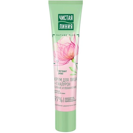 Krem \ Крем \ Cream Крем для лица Чистая Линия Дневной увлажняющий Роза и алтей 40 гр.