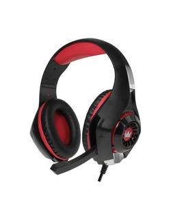 CROWN CMGH-2000 Black&red (Подключение jack 3.5мм 4pin + адаптер 2*jack spk+mic,Частотныи? диапазон: 20Гц-20,000 Гц ,Кабель 3.2м, Динамки 50мм