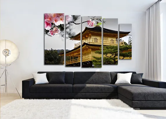 Модульная картина "Японские мотивы"