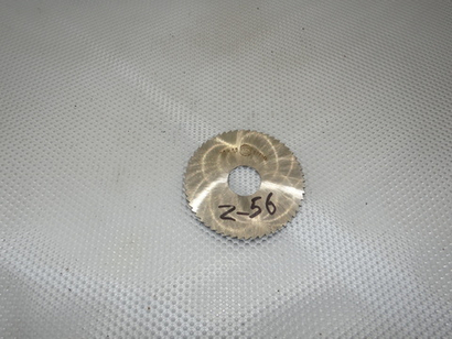 Фреза отрезная дисковая по металлу 80х1.2х22мм. z=56 Р6М5 СССР без фаски без шпонки