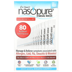 Nasopure, промывание носа, полезный набор для повторного использования, 80 пакетиков буферизованной соли