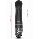 Вибратор Mystim Right on Ron с электростимуляцией, черный