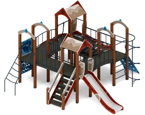 Детский комплекс Дворик детства (Алтай) горка Н 1200 ДИК 2.01.4.01-04