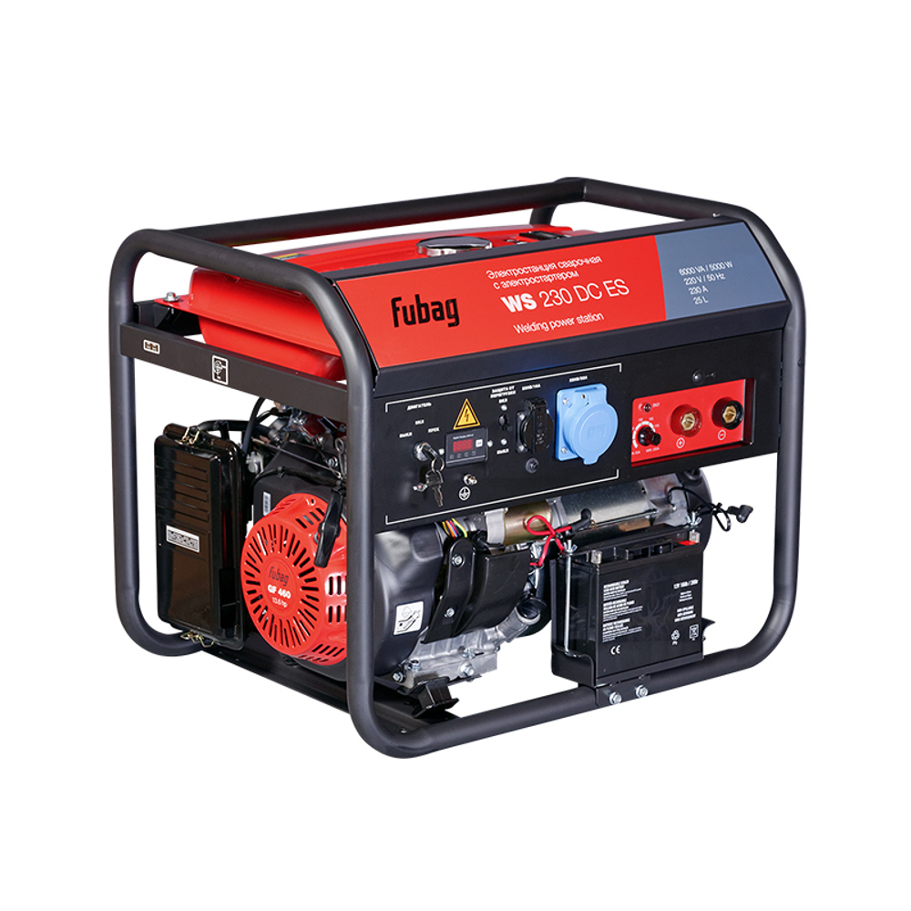 Бензиновый сварочный генератор (6 кВт) FUBAG WS 230 DC ES бензиновая