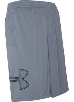 Мужские теннисные шорты Under Armour Men's UA Tech Graphic Shorts - steel/black