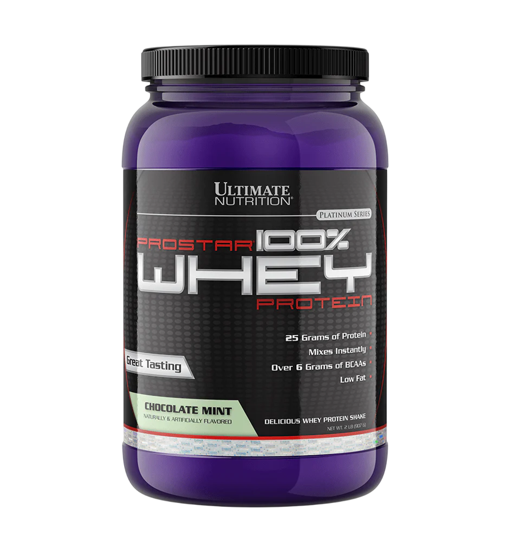Ultimate Nutrition Prostar 100% Whey Protein 2 lb 908 g, Сывороточный протеин, Концентрат