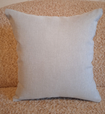 Декоративный гобеленовый чехол для интерьерной подушки Свиристель городок 38*38