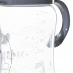 7701969 Бутылочка для кормления, широкое горло, 270 мл., с ручками