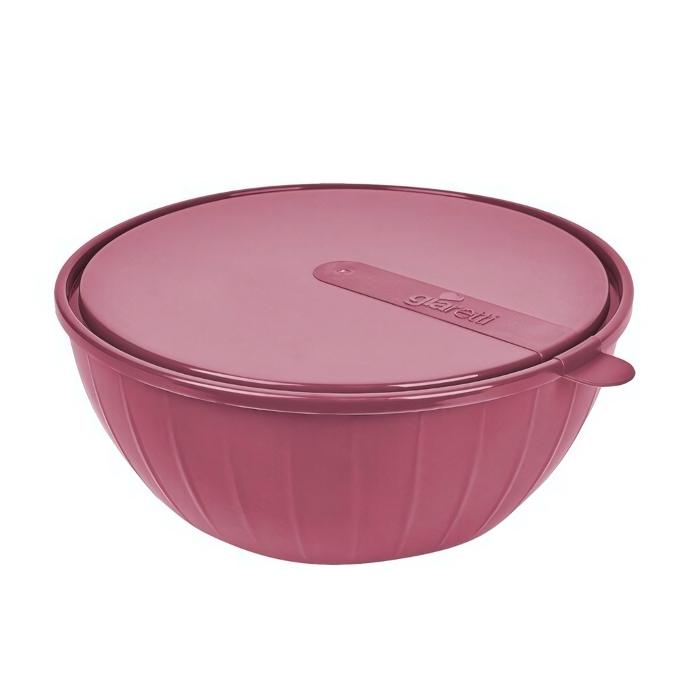 Салатник Sugar&Spice Vanilla с крышкой 5л брусника