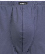 Мужские трусы шорты Atlantic, набор из 3 шт., хлопок, кобальт + деним + темно-голубые, 3MH-218