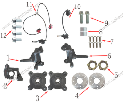 Запчасти к квадроциклу Motax Grizlik Super Lux | Premium. Рис. 4