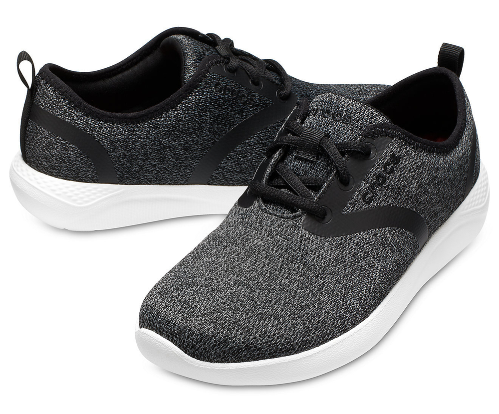 Кроссовки Crocs Women's LiteRide Lace Черные