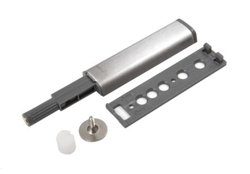 AMF13/SST (Упор-защелка фасадов с толкателем, скр. крепл.магнитный наконечник)