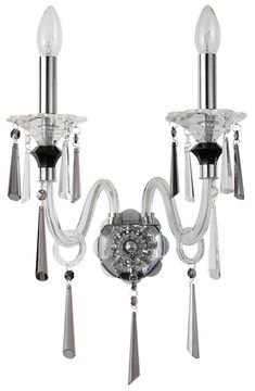 Светильник настенный 2*Е14 1052/09/02W хром Lussi Stilfort