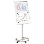 Доска-флипчарт магнитно-маркерная 70х100 см, передвижная, на роликах, Польша, BRAUBERG Extra, 237725