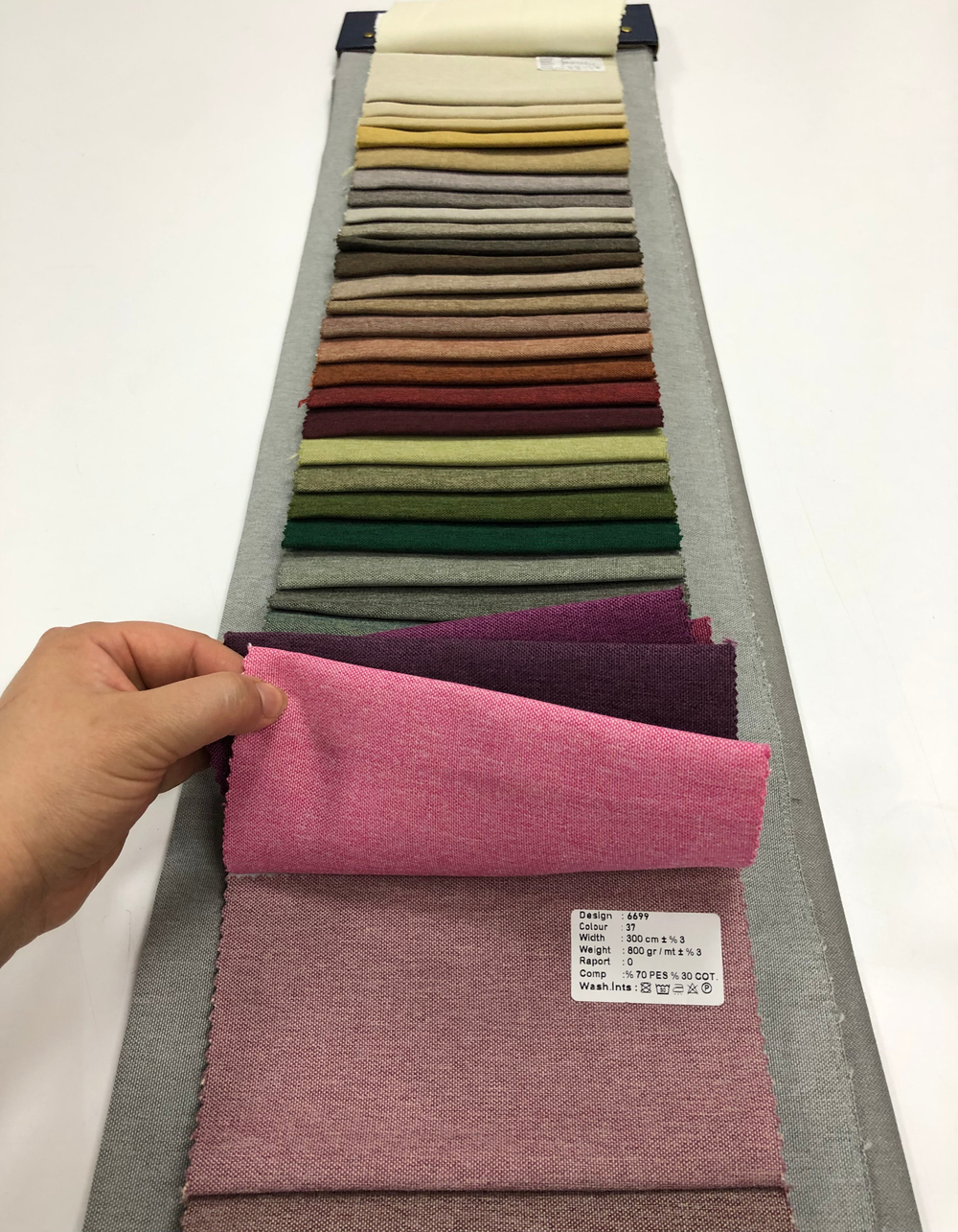 Портьерная ткань лен Megara арт. 6699