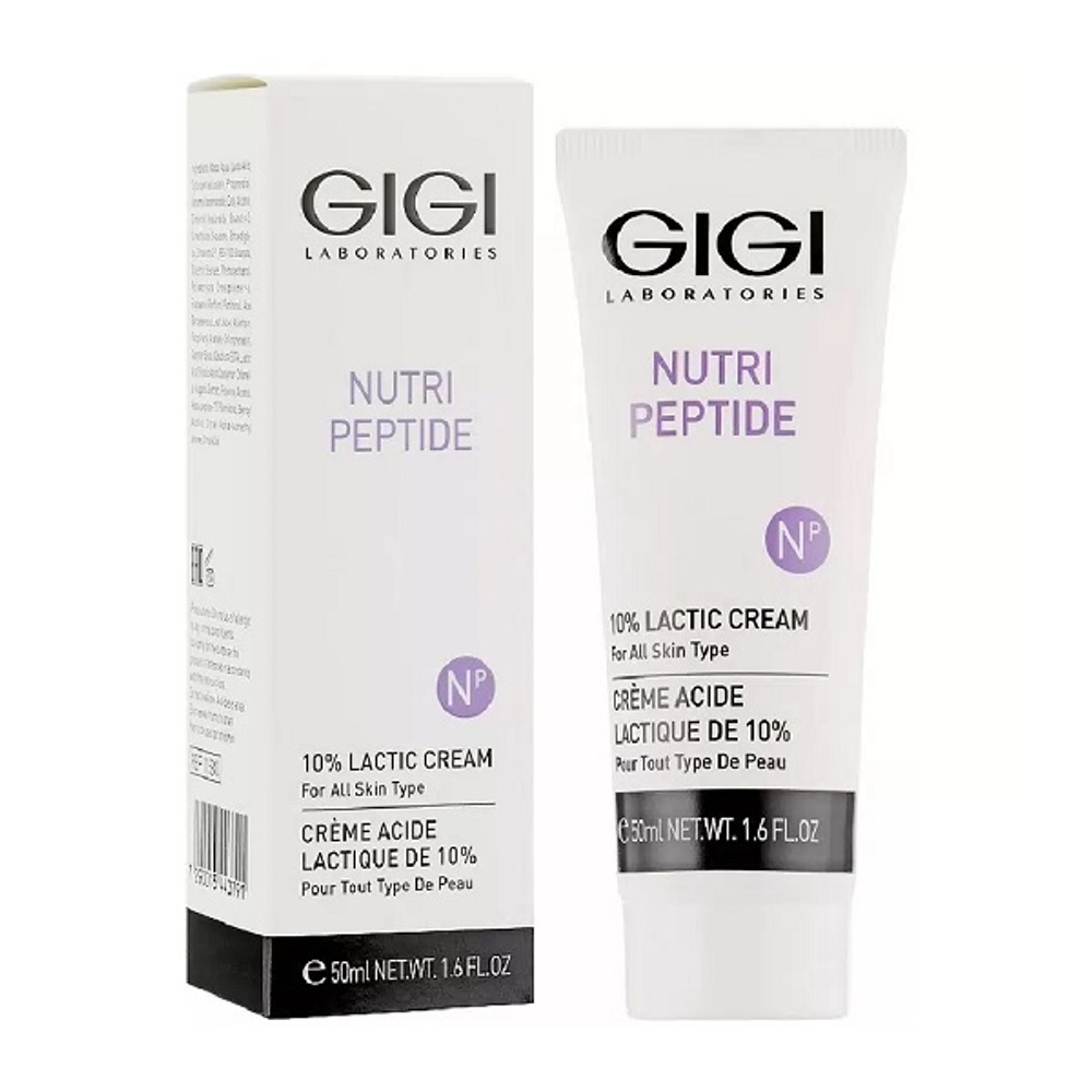 Крем пептидный увлажняющий с 10% молочной кислотой GiGi Nutri-Peptide Lactic cream 50мл