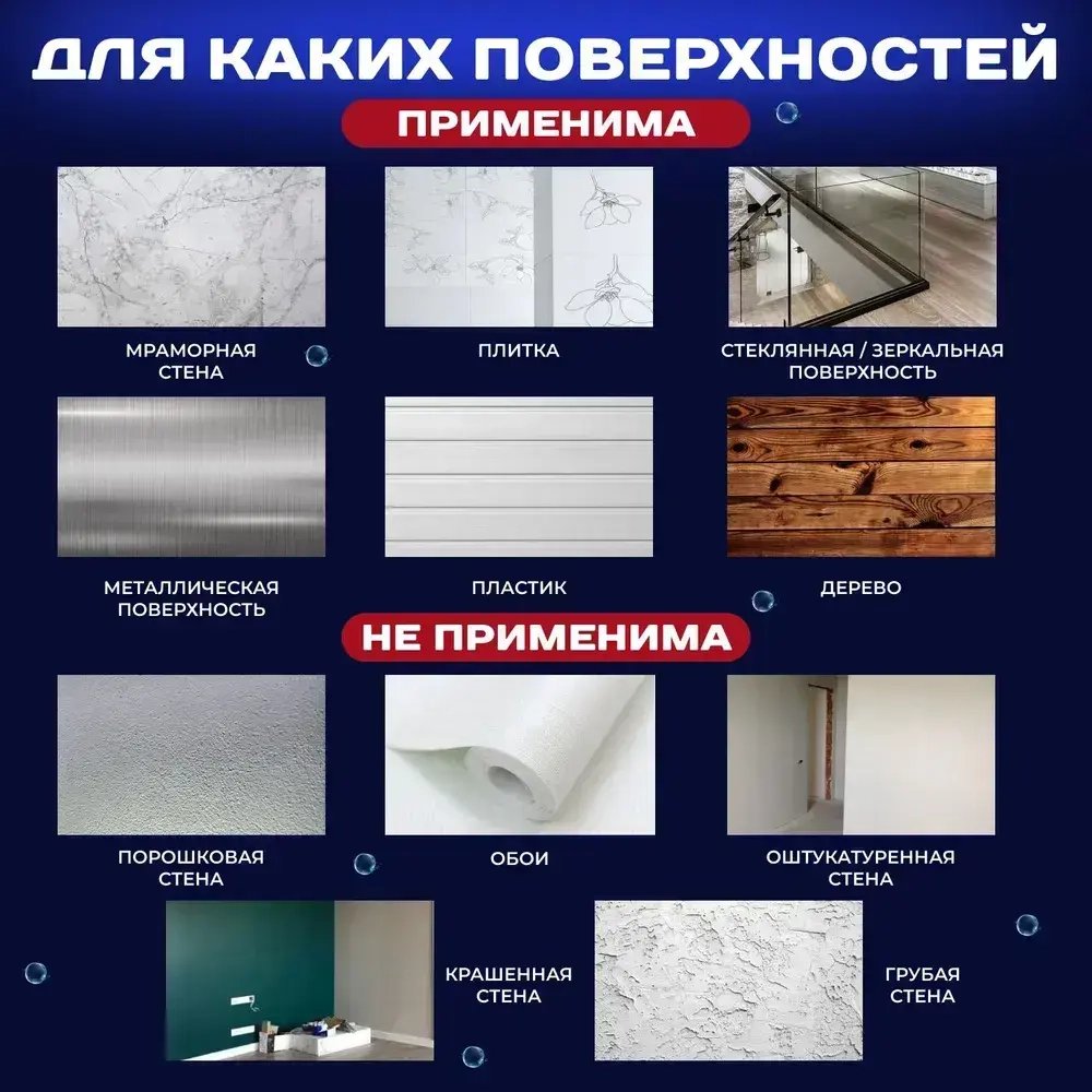 Двухсторонний нано скотч многоразовый прозрачный 3 метра, крепеж без следов