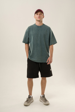 Футболка KUL'TURA "Premium" Garment Dyed Изумруд