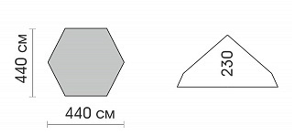 ТЕНТ TALBERG TENT 6X6м