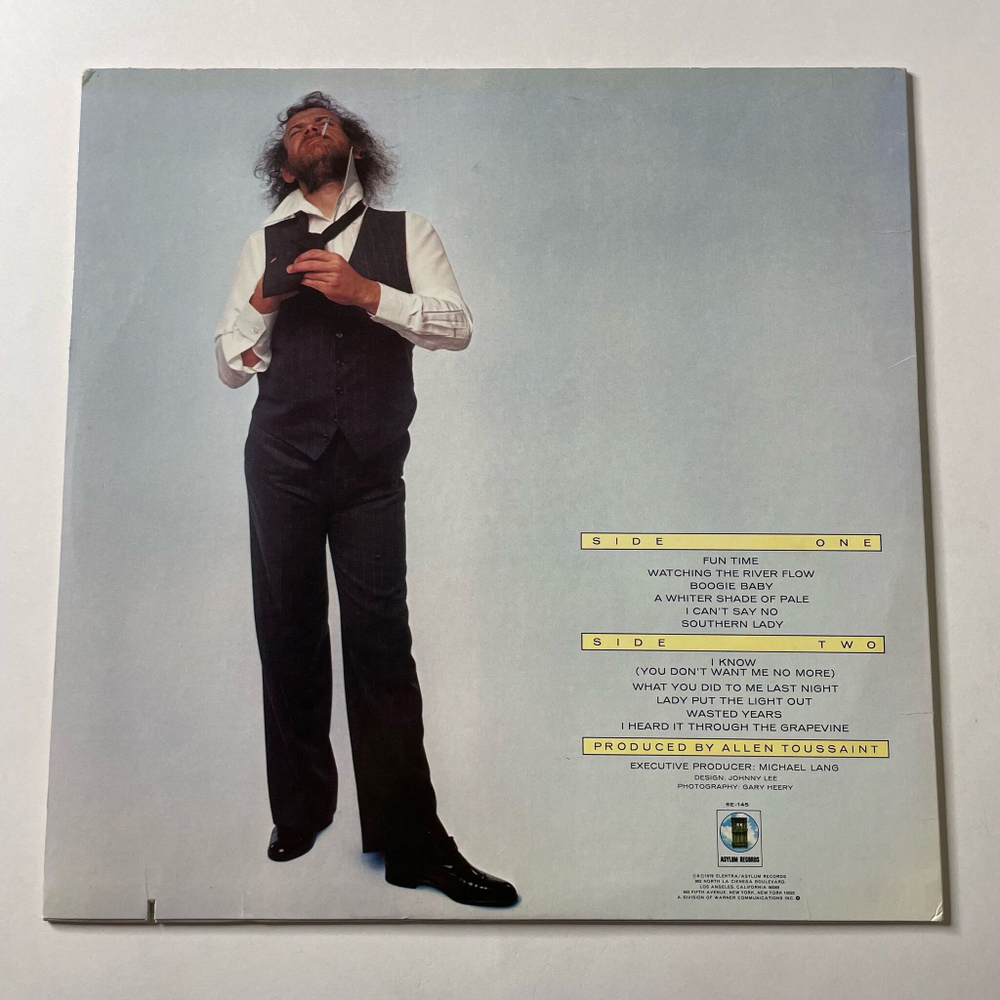 Винтажная виниловая пластинка LP Joe Cocker Luxury You Can Afford (USA 1978) Wasted Years