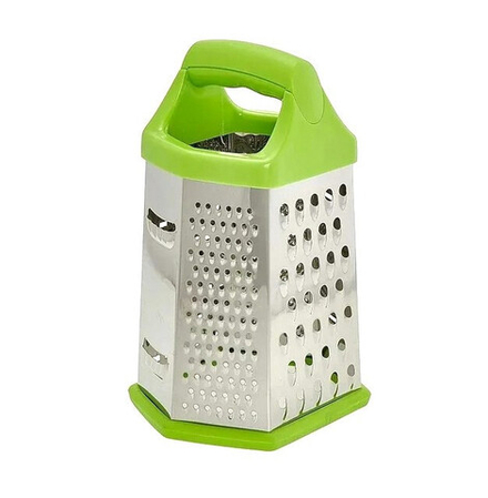 Терка шестигранная на силиконовой ножке 10*20 см.