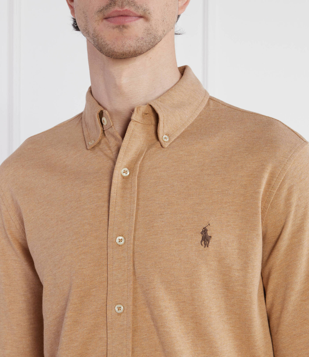 рубашка POLO RALPH LAUREN - светло-коричневый(710654408)