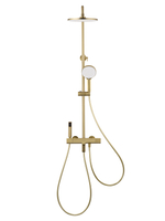 Душевая система с термостатом WONZON & WOGHAND The ONE, Брашированное золото (WW-B3094-BG)