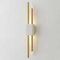 Бра Crystal Lux CARTA AP6W LED WHITE/BRASS