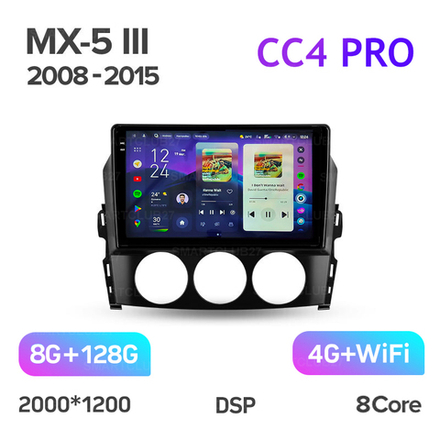 Teyes CC4 Pro 9" для Mazda MX-5 III 3 NC 2008-2015