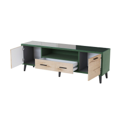 Тумба ТВ Ланс 1,6, Изумрудный