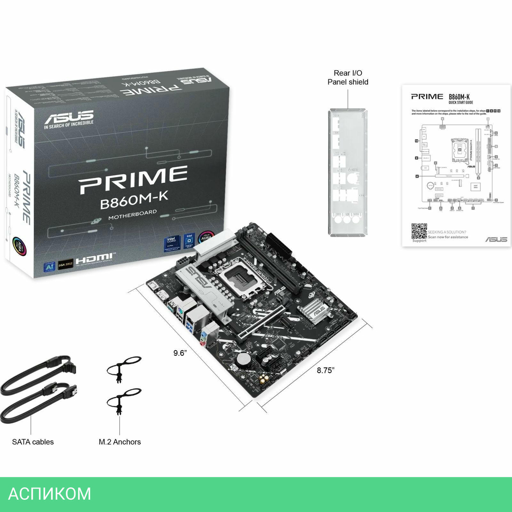 Материнская плата Asus Prime B860M-K (90MB1JT0-M0EAY0)