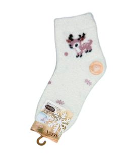 Детские носки "пушистые" из шерсти - набор 30 пар