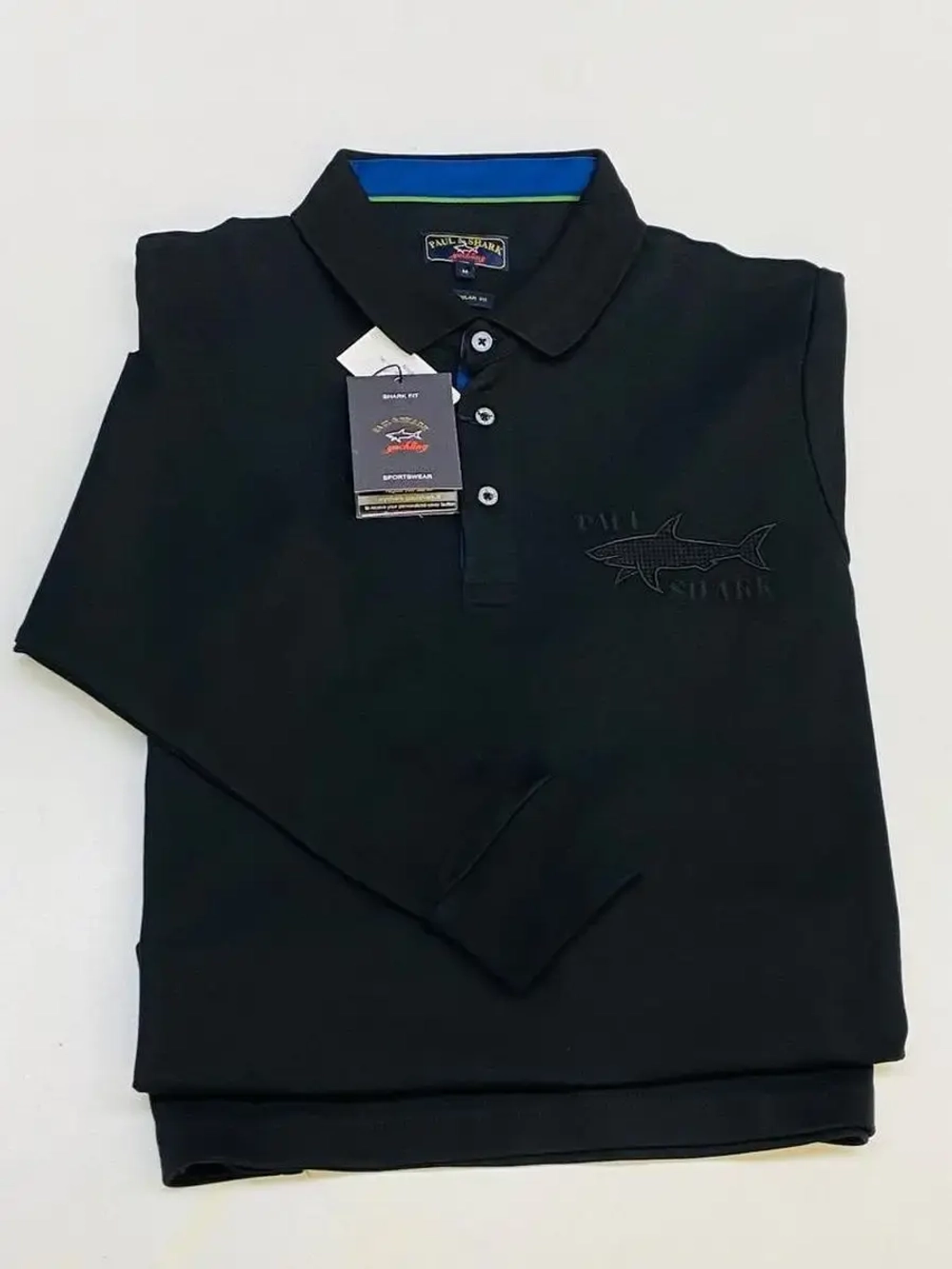 Футболка поло с длинным рукавом