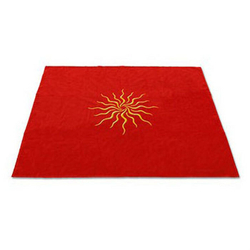 Скатерть для гадания на картах Таро "Солнце" (80 см х 80 см) / Lo Scarabeo