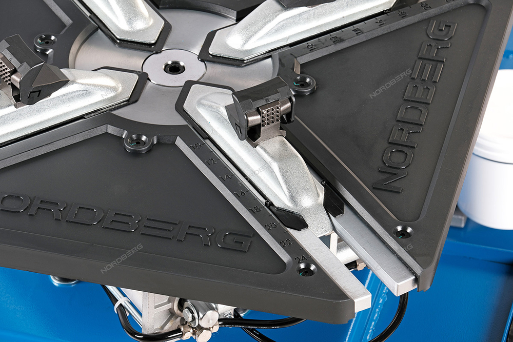 NORDBERG (4641ID(B)) Станок шиномонтажный автомат, двухскоростной, стол с накладками, 380 В, синий