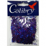 Пайетки фигурные голографические-(бабочки)10гр-Colibry