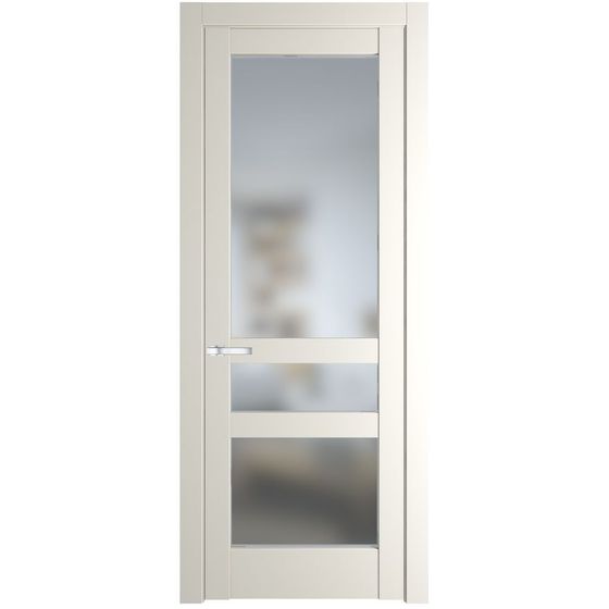 Межкомнатная дверь эмаль Profil Doors 3.5.2PD перламутр белый стекло матовое