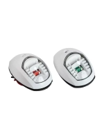 Комплект огней ходовых LED (зелёный/красный) белый корпус