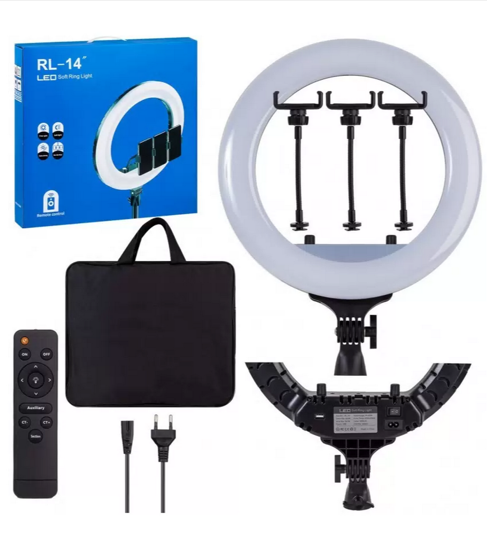 Кольцевая лампа с штативом Selfi LED 14" RoHS RL-14