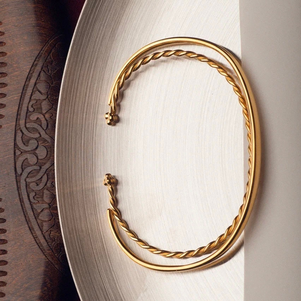 Браслет ПУТЬ позолота