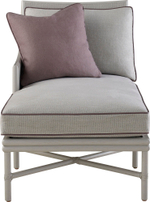 Кресло McGuire Open Oval Caned Chaise Lounge
